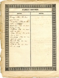 Pike Family Bible Pages