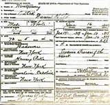 W H Pike Death Certificate