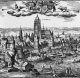 Frankfurt on the Main: View of the city as seen from the southwest (Detail)