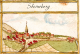 View of Steinenberg, Rudersberg, from the forest register books created by Andreas Kieser, 1684